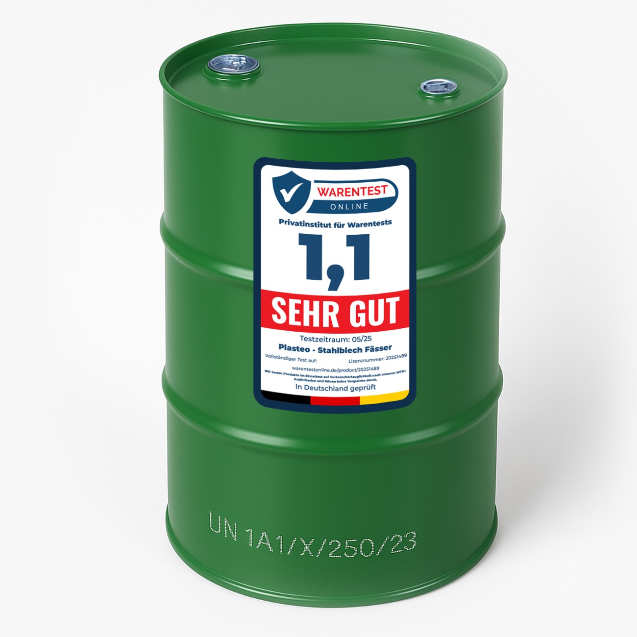 Spundfass 62 Liter grün