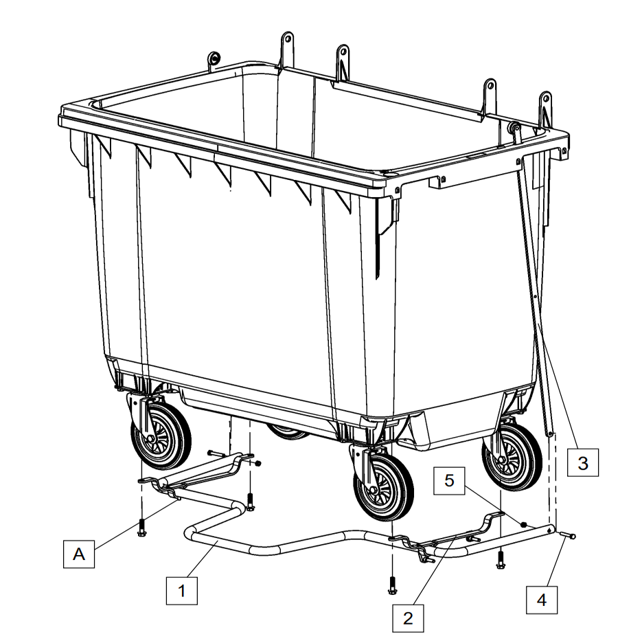 30381_1e SULO Deckelöffnungsgestänge für MGB 660/1100