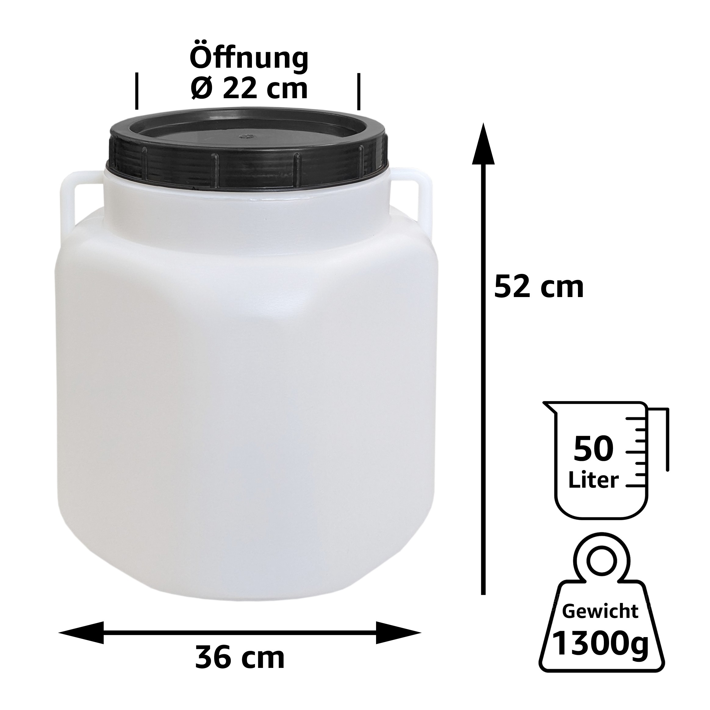 22577_abmessungen 50 Liter Schraubdeckelfass eckig