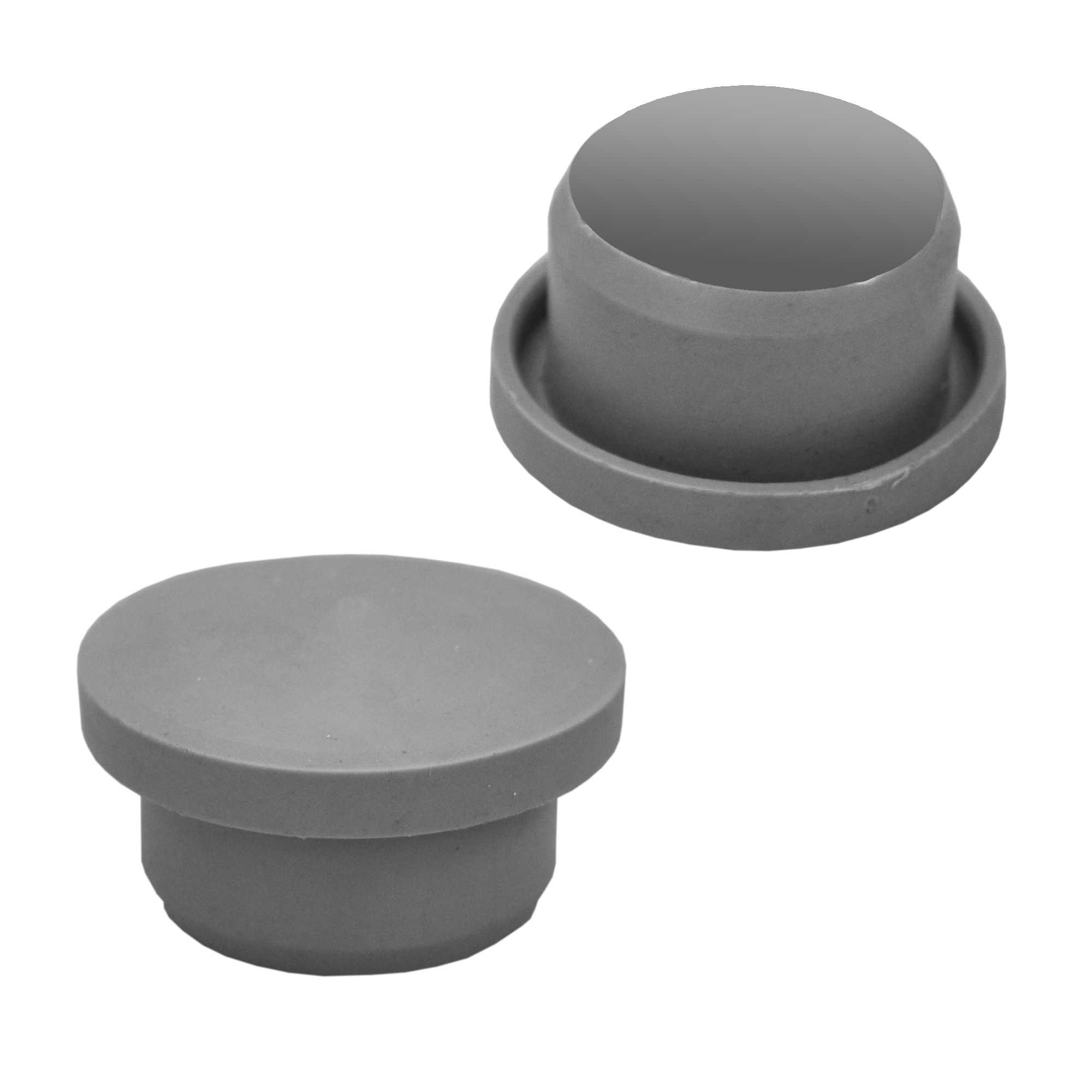 22439_1b5KJfLlS5mQQSj Befestigungsrohr verzinkt mit Abdeckkappe für Papierkorb