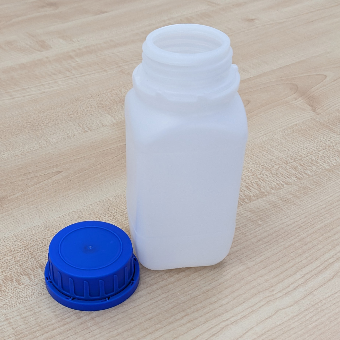 22476_1e 500 ml Weithalsflasche mit Gefahrgutzulassung chemikalienbeständig Laborqualität