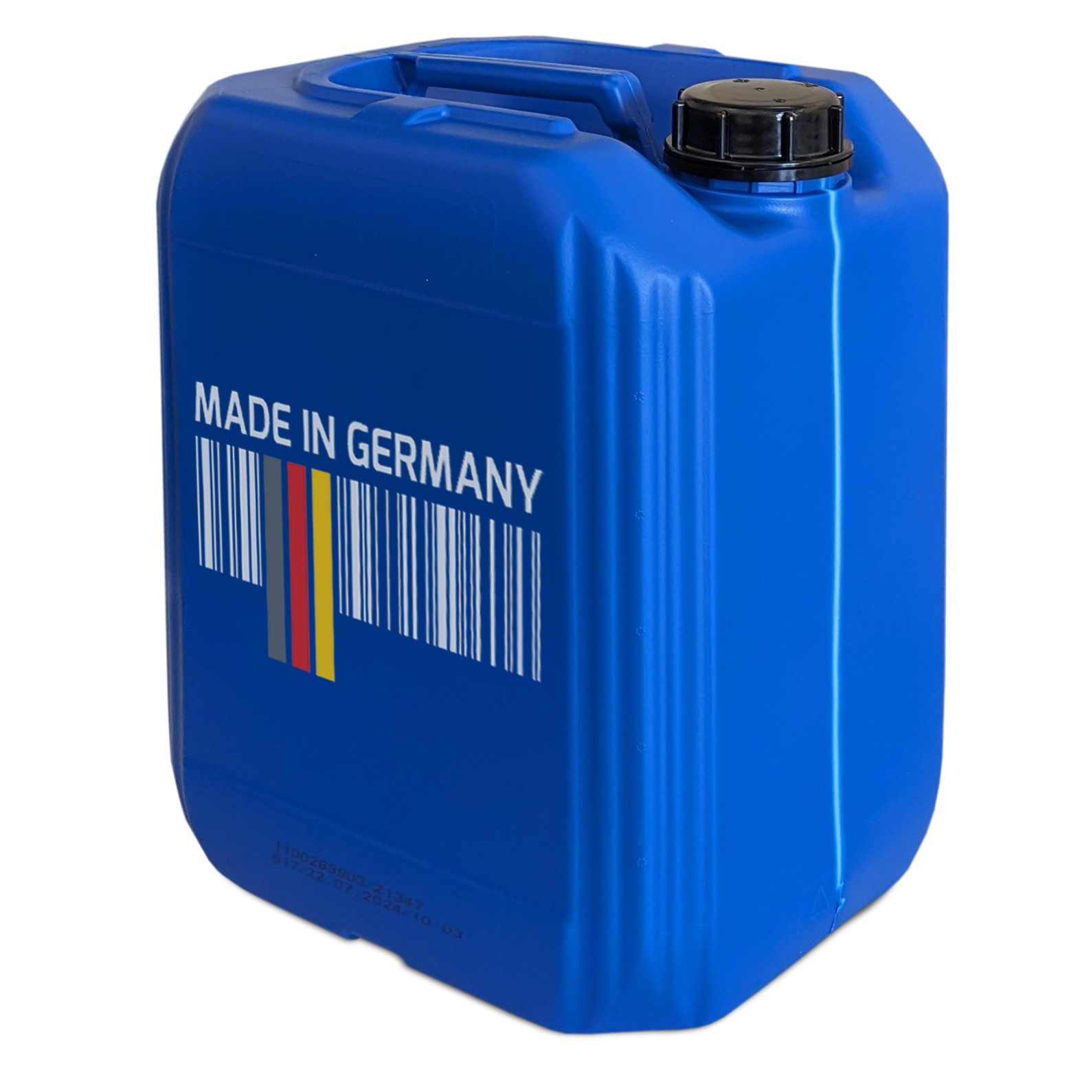 22048_galerieYUMIMpQRABJXB 20 Liter Kanister Blau mit Sichtstreifen
