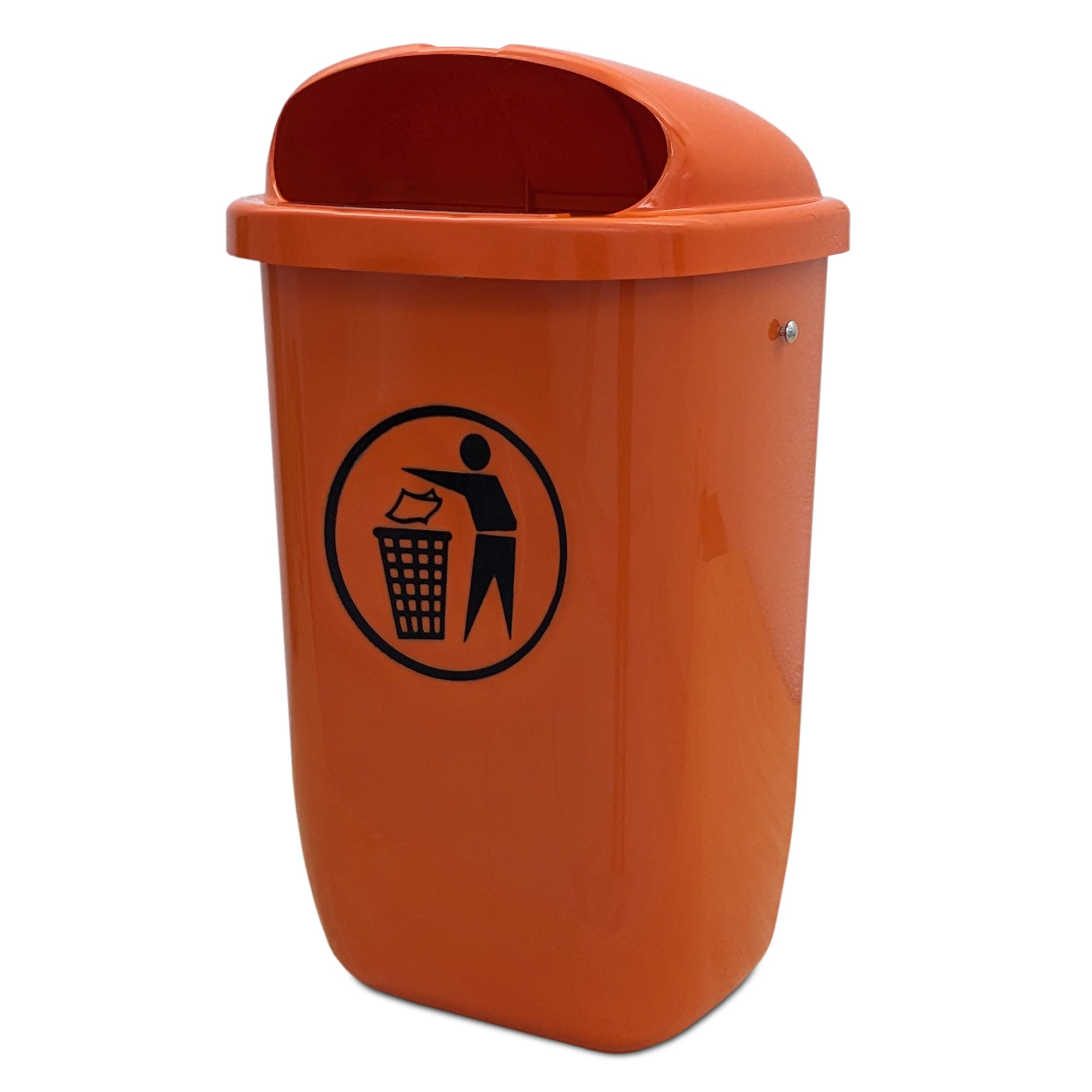 22293_Weber_galerie DIN Papierkorb Orange