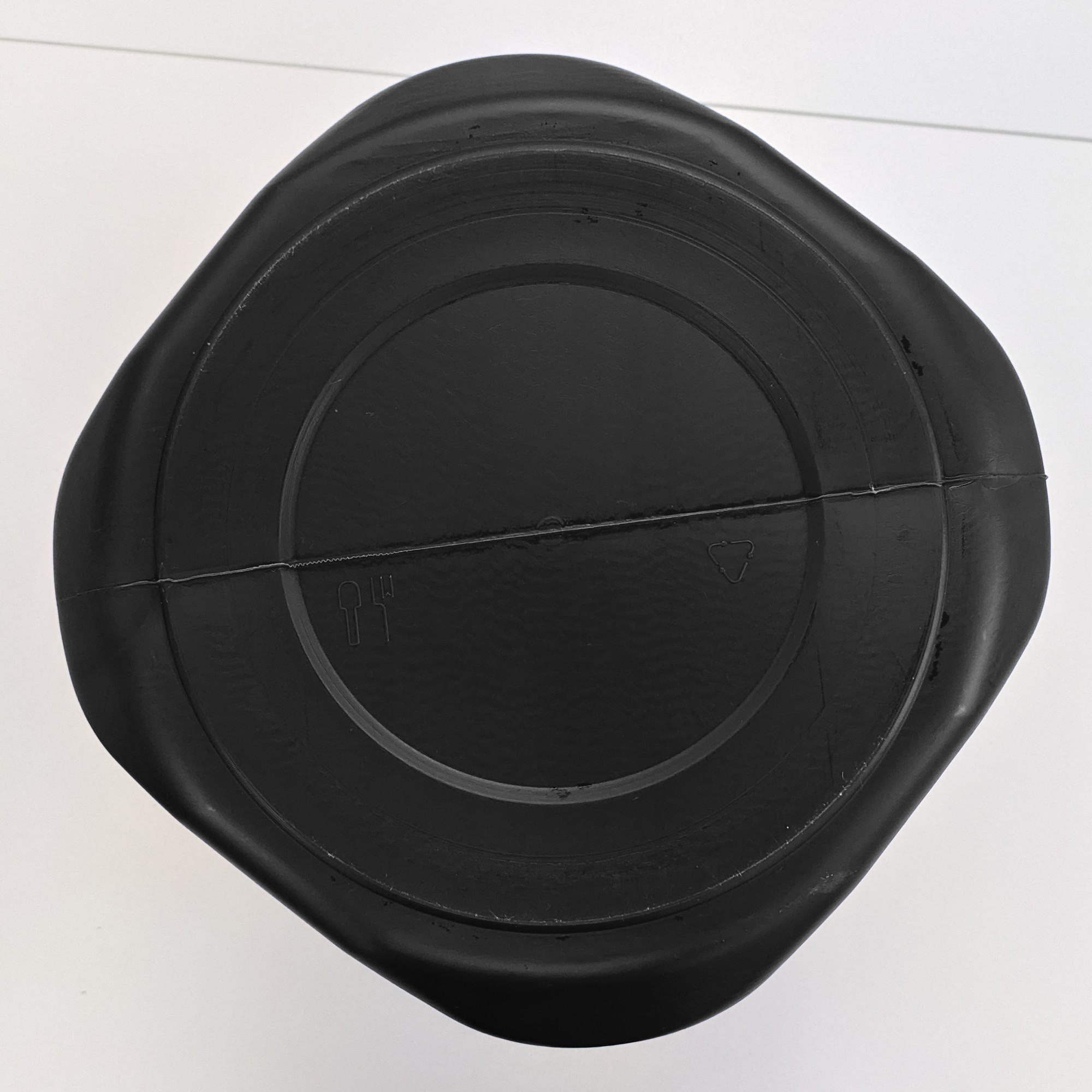 22575_1e 30 Liter Schraubdeckelfass eckig schwarz Made in EU