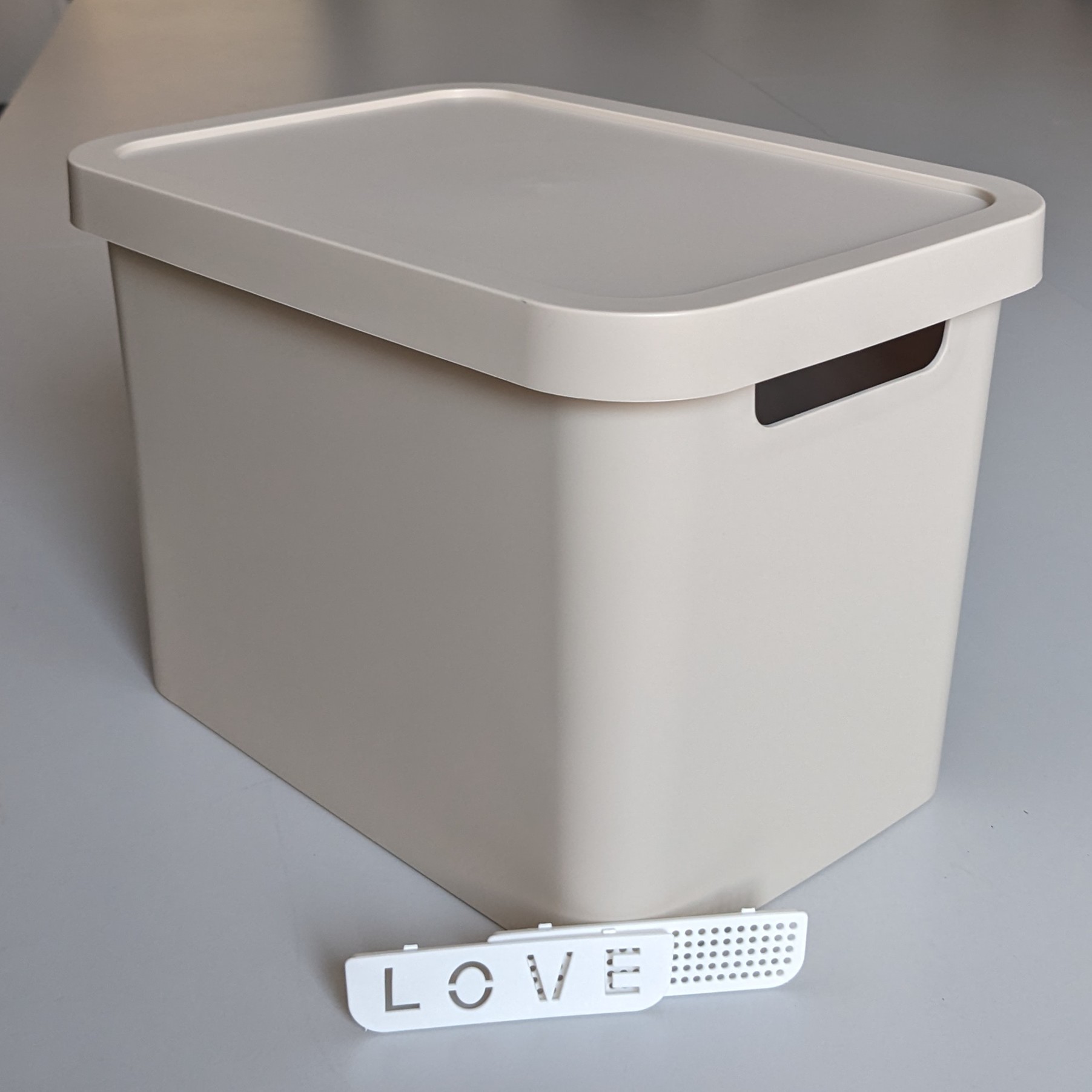 22558_1b Aufbewahrungsbox mit Stülpdeckel 12,5 Liter