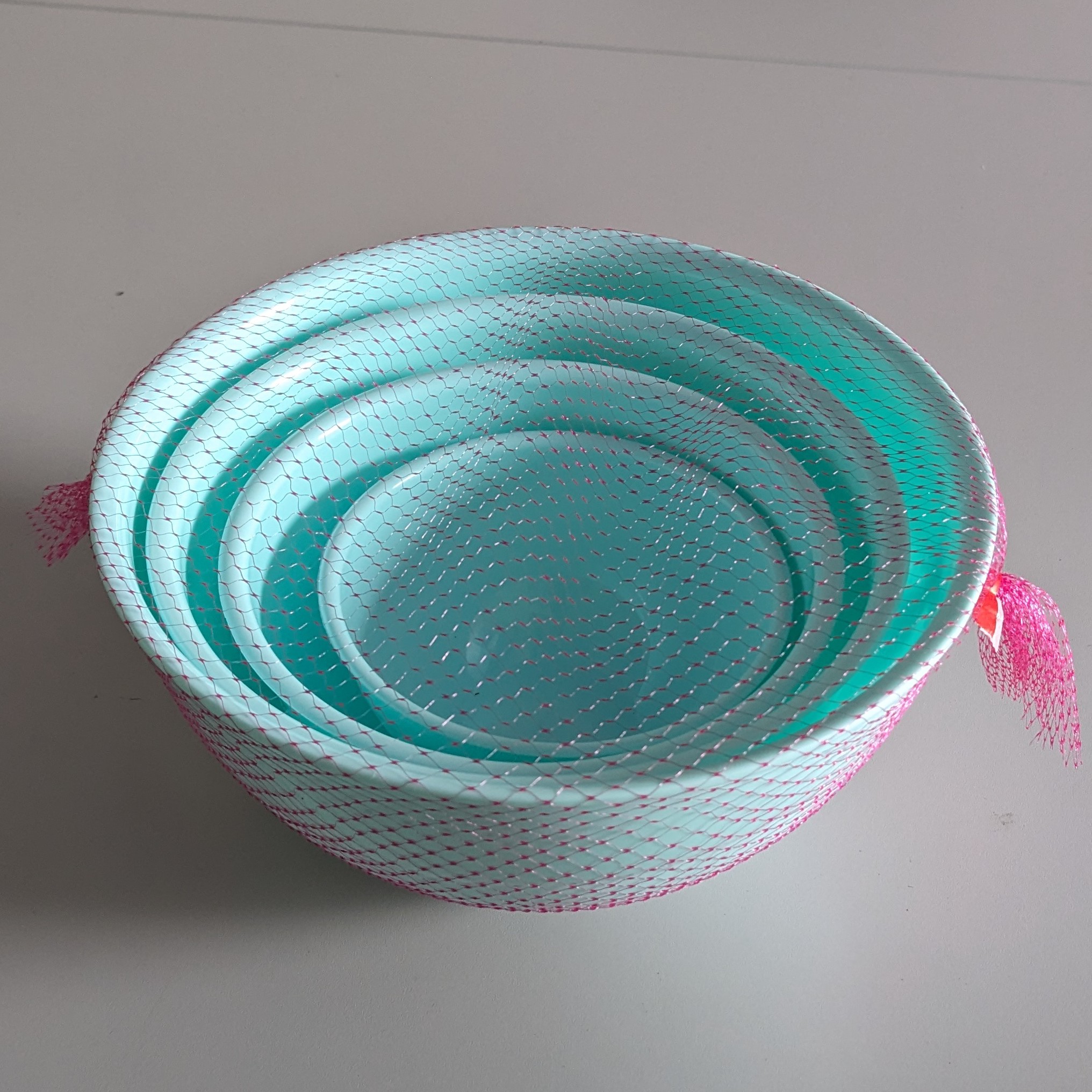 22552_14 Set de 4 bols en plastique 0,5 + 1 + 2 + 3 litres