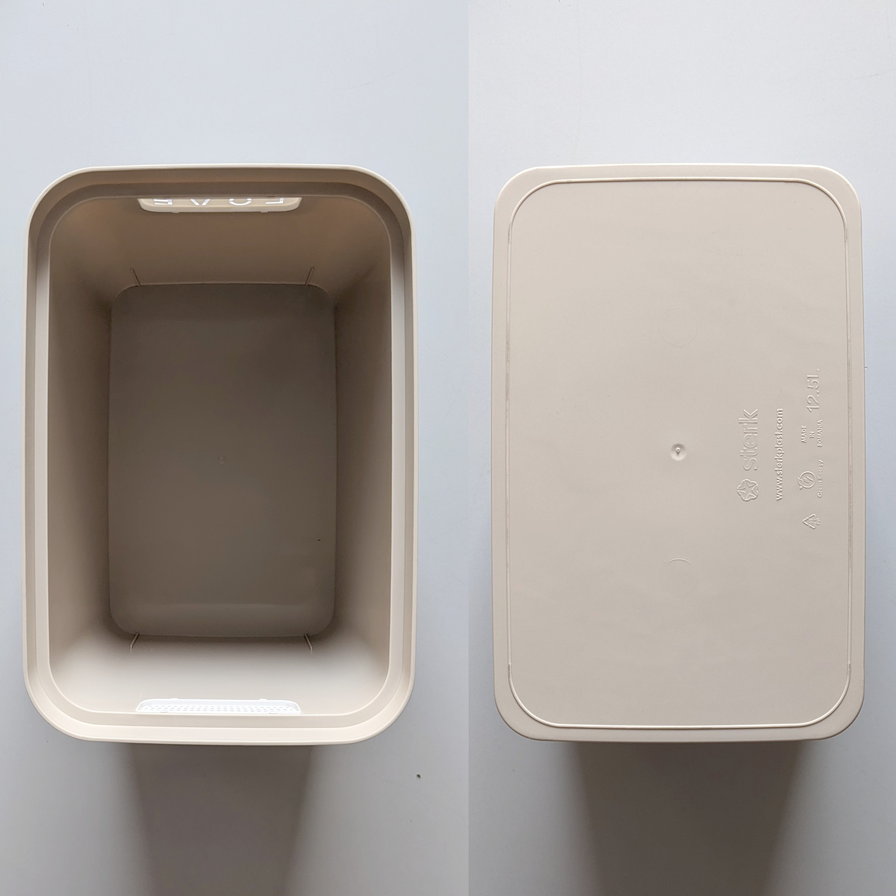 22558_1e Aufbewahrungsbox mit Stülpdeckel 12,5 Liter