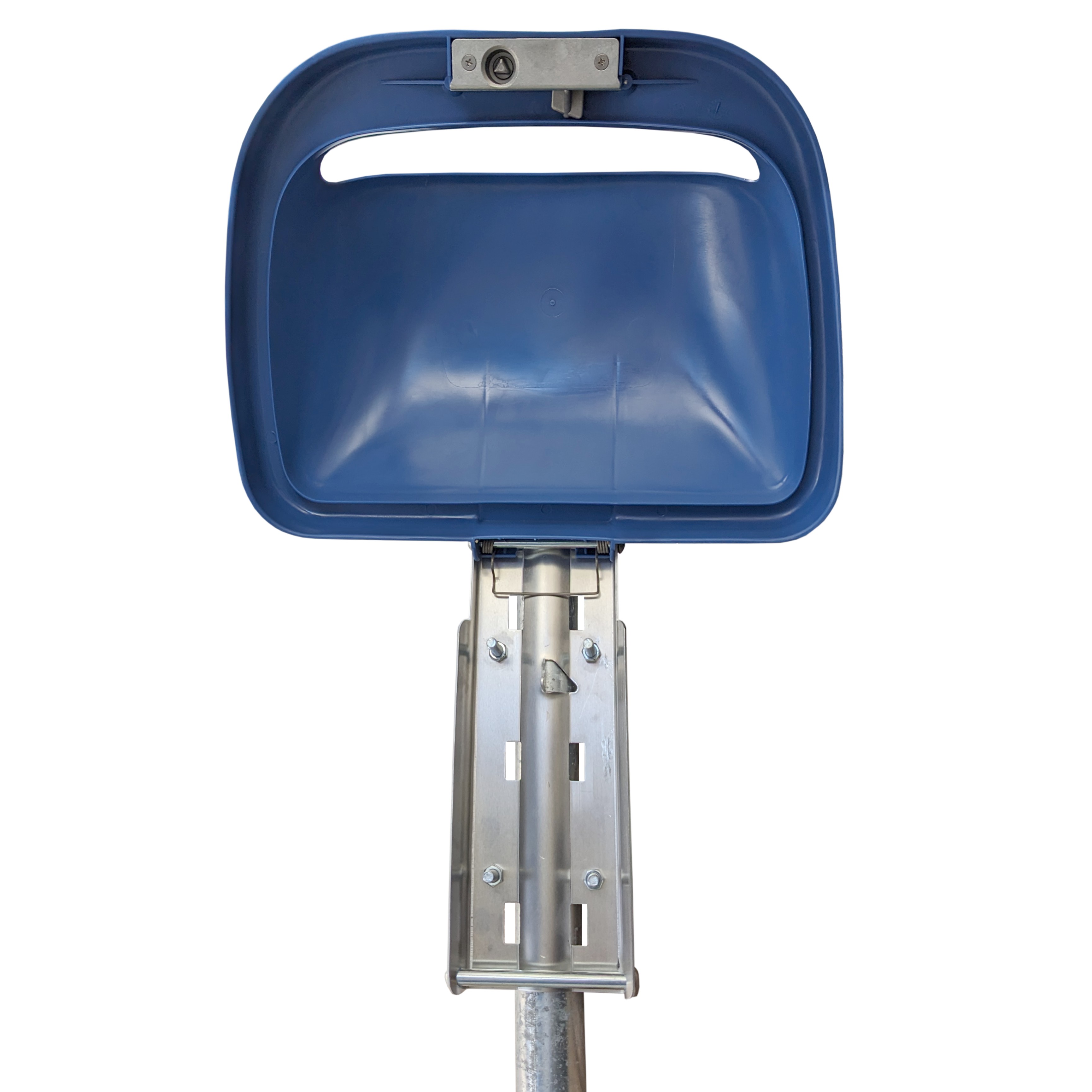 2 Rundstahlbügel für Sulo/Weber Papierkorb zur Montage an einem Rundrohr