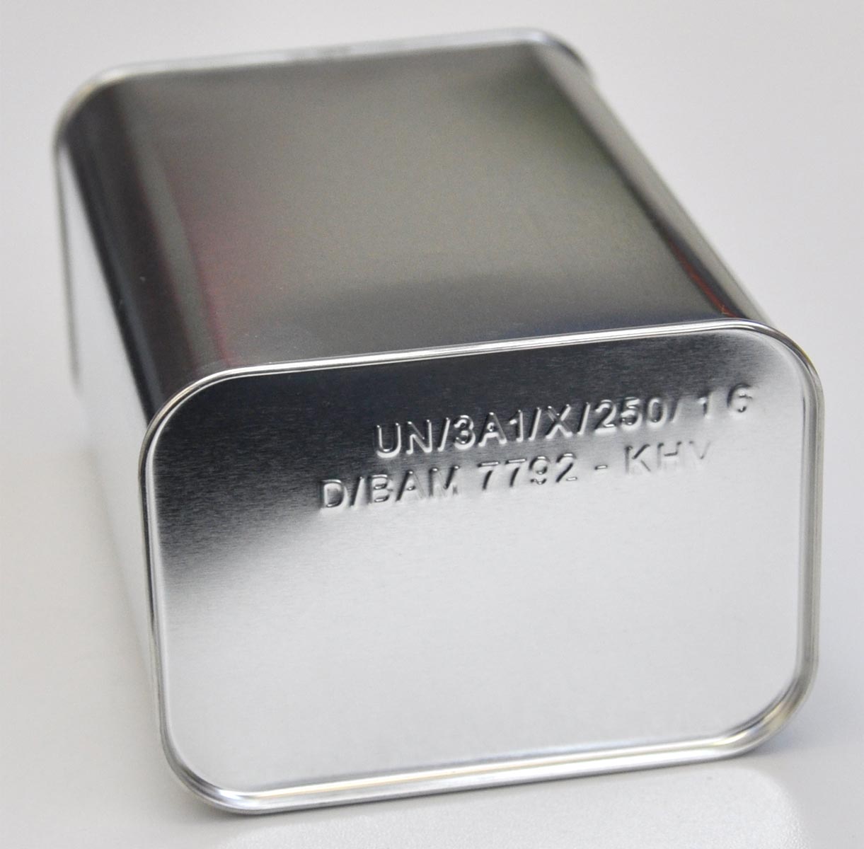 01 Liter Weißblechkanister mit Balgverschluss