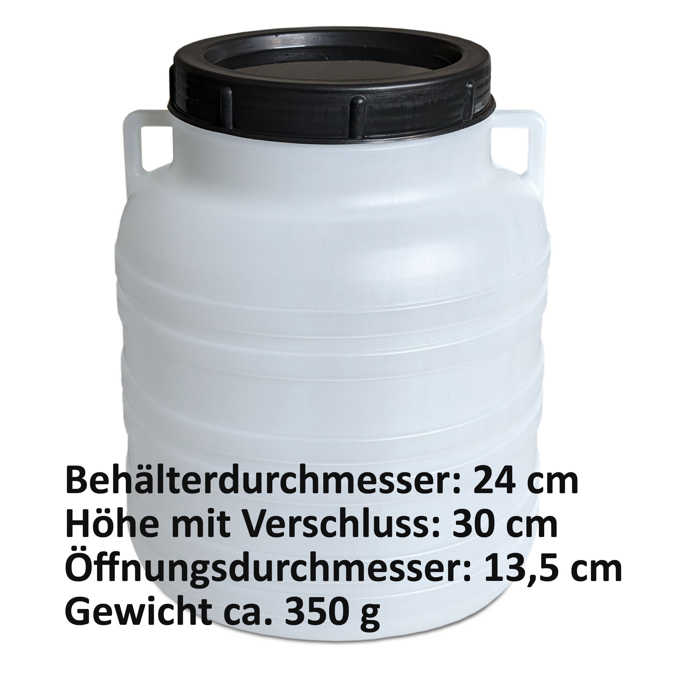 22525_abmessungen 10 Liter Schraubdeckelfass Blau und natur