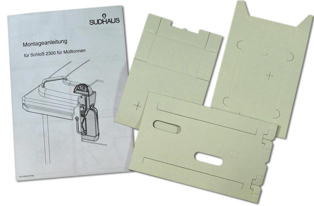 22276_1c Mülltonnenschloß für Müllcontainer 1100 Liter