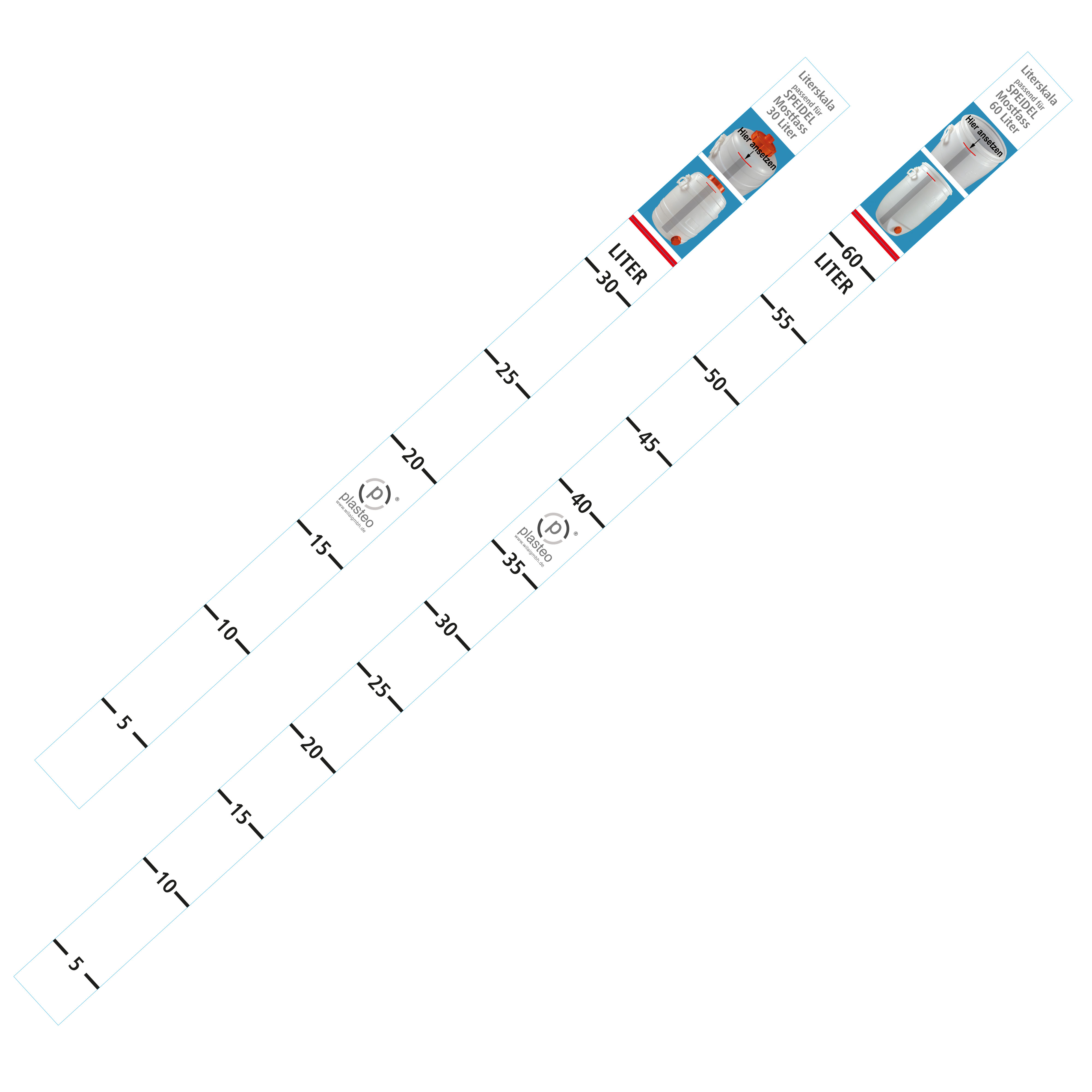 30und60 Literskala für Speidel Mostfässer