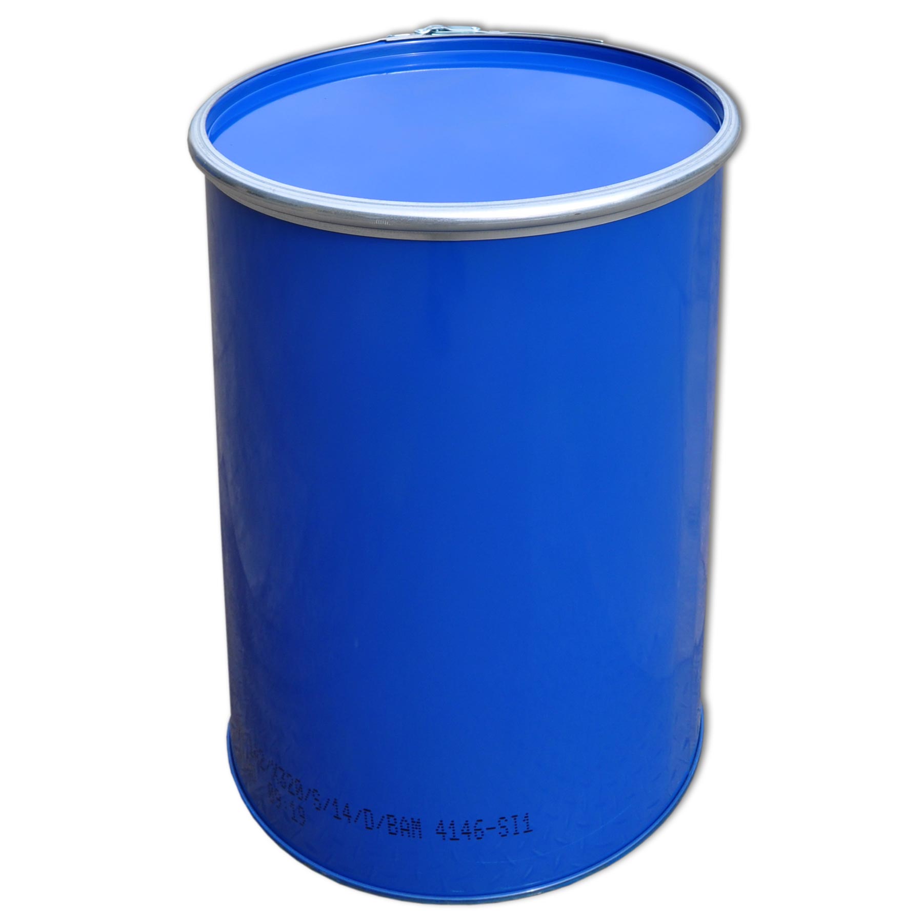 Deckelfass 213 Liter blau