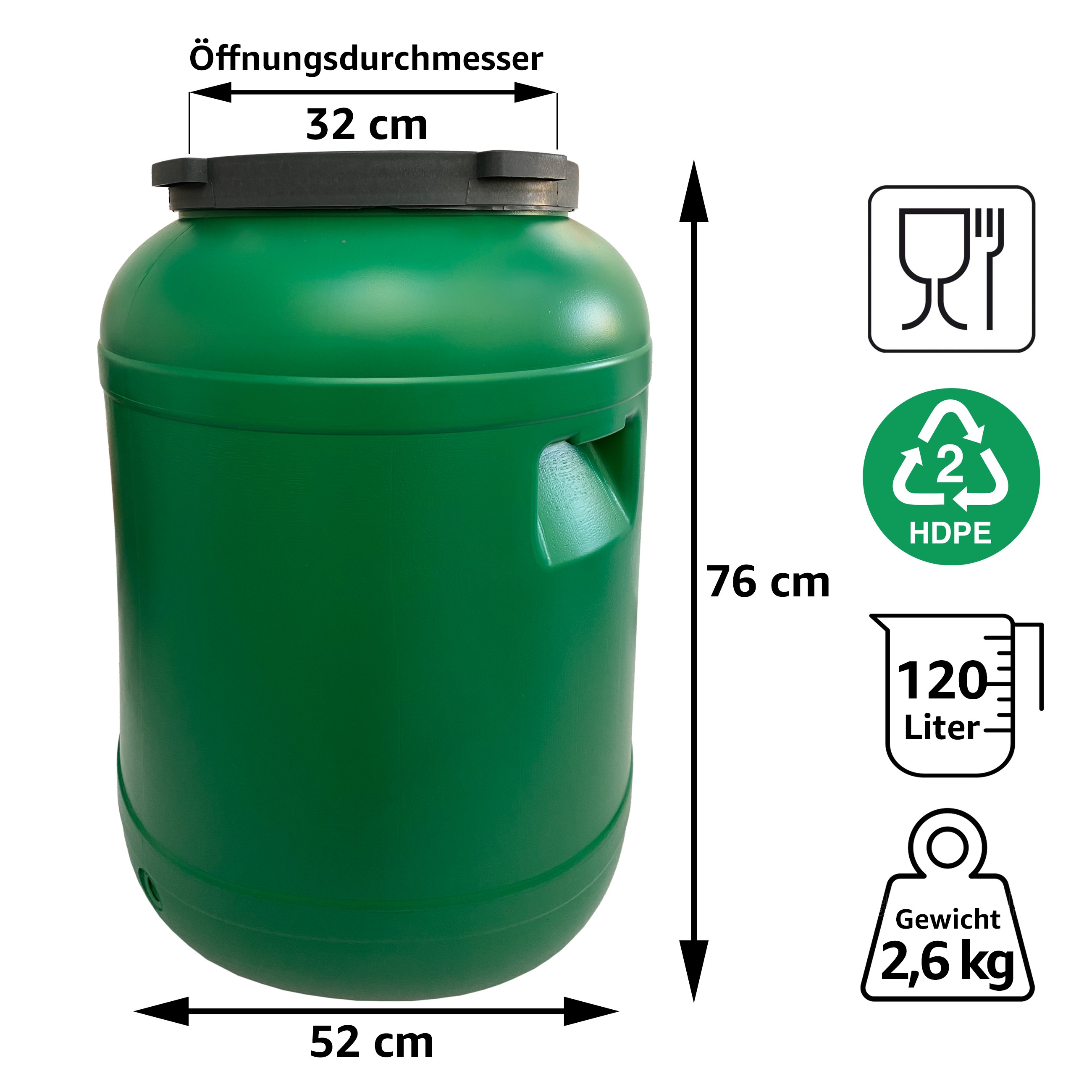 abmessungenLXkt0QSPMVgPr 120 Liter Schraubdeckelfass
