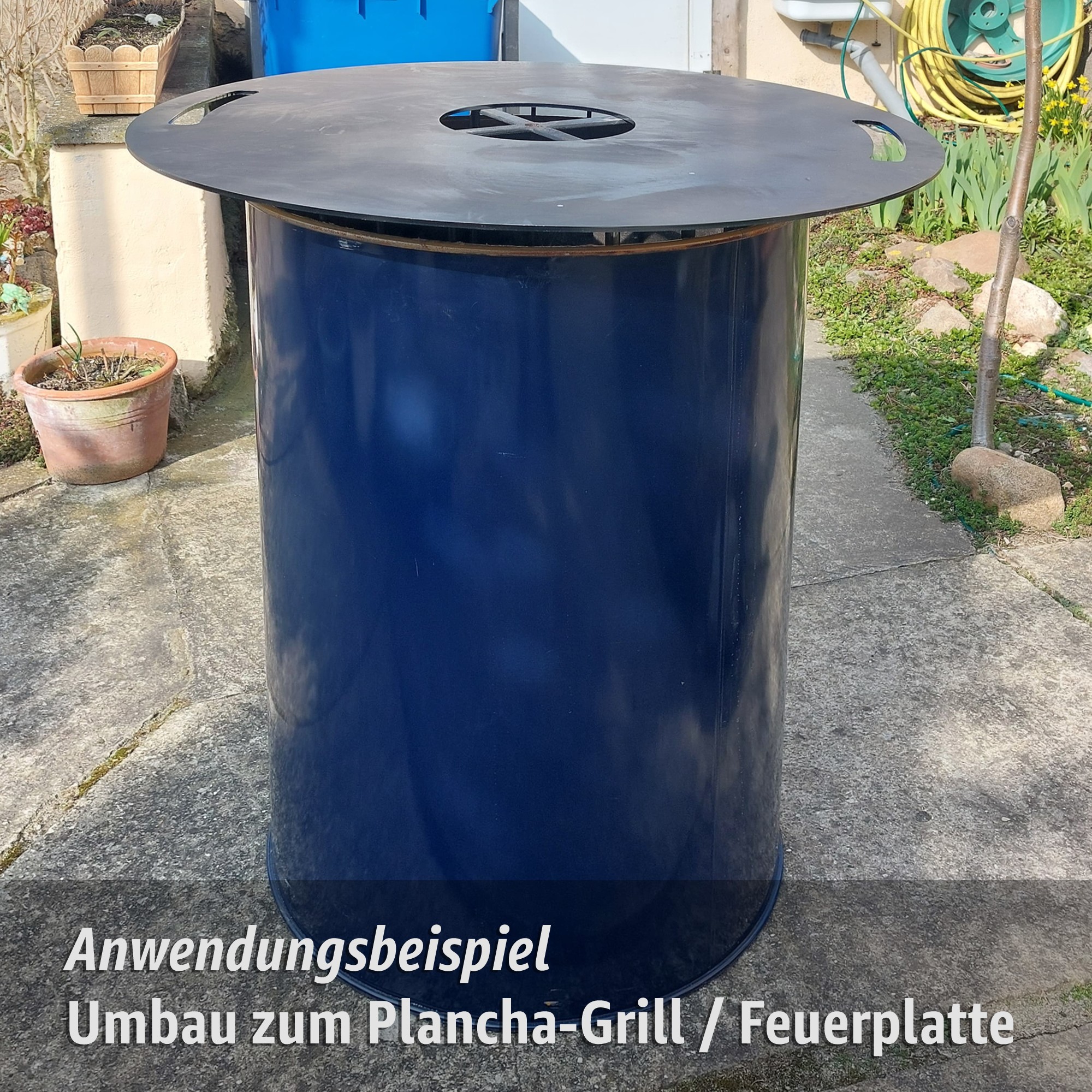 Deckelfass 200 Liter gebraucht