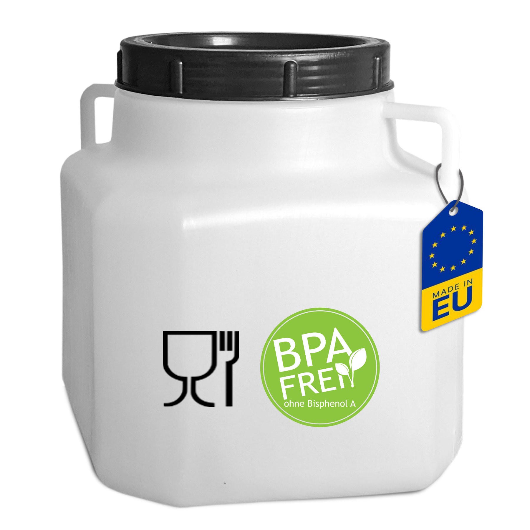 10 Liter Schraubdeckelfass eckig