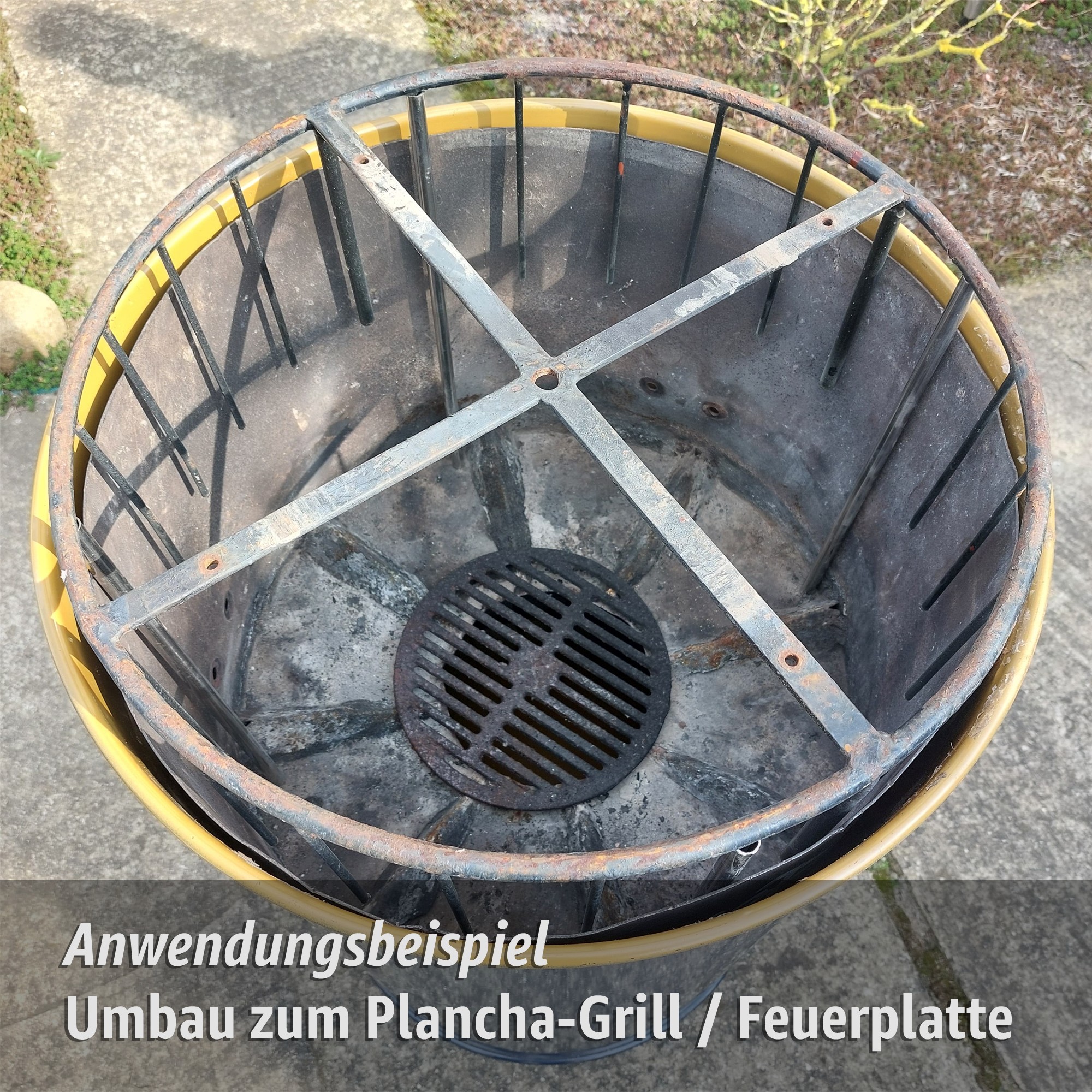 Deckelfass 200 Liter gebraucht