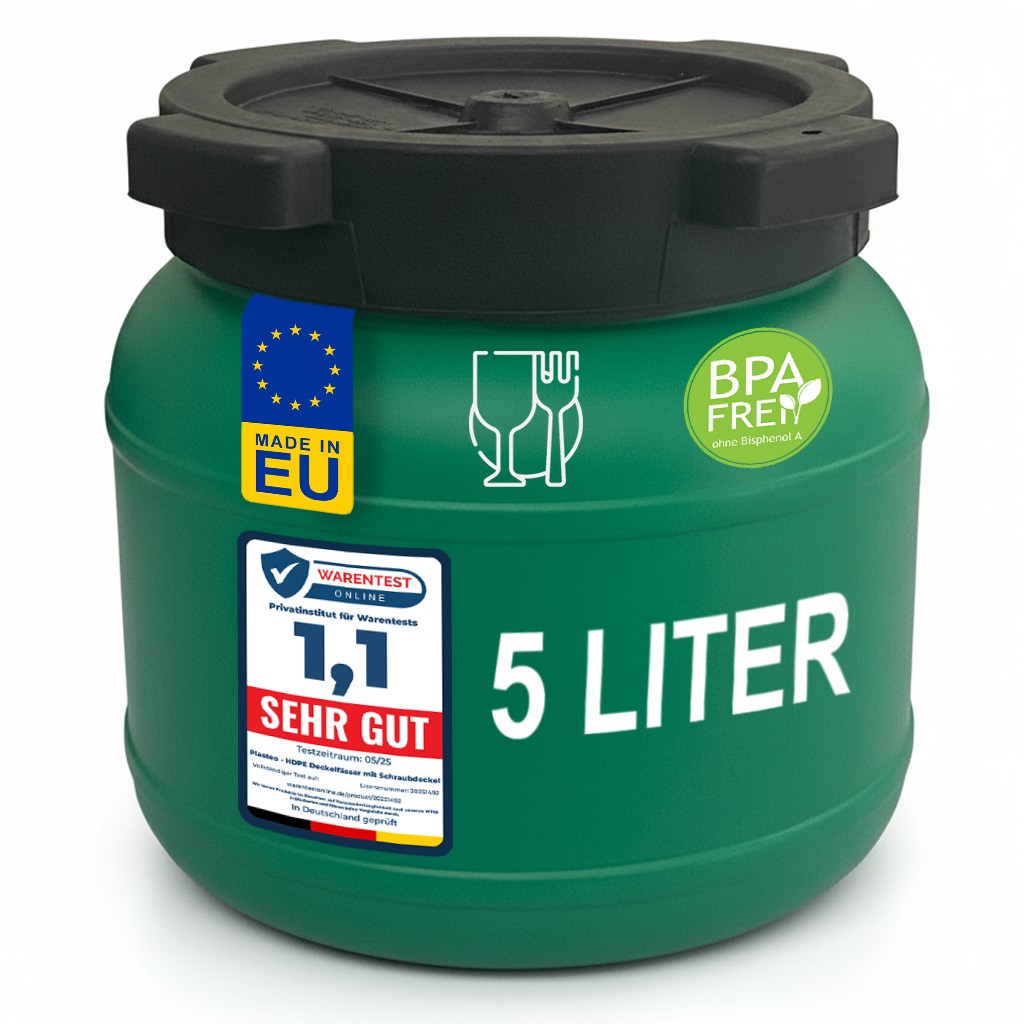 05 Liter Schraubdeckelfass