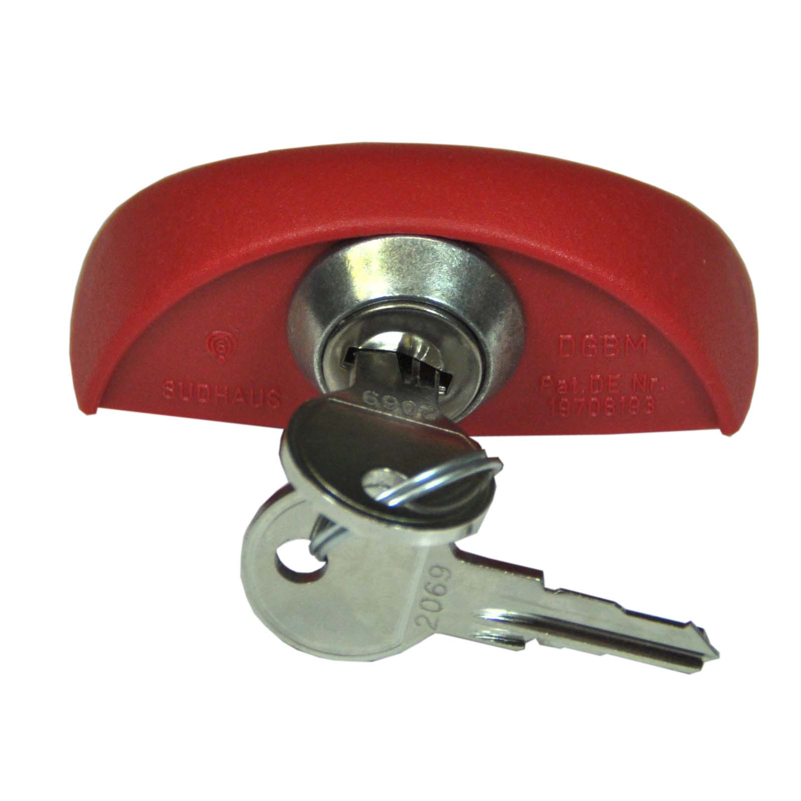 Sudhaus Schwerkraftschloss mit Schließzylinder für EURO2 Deckel