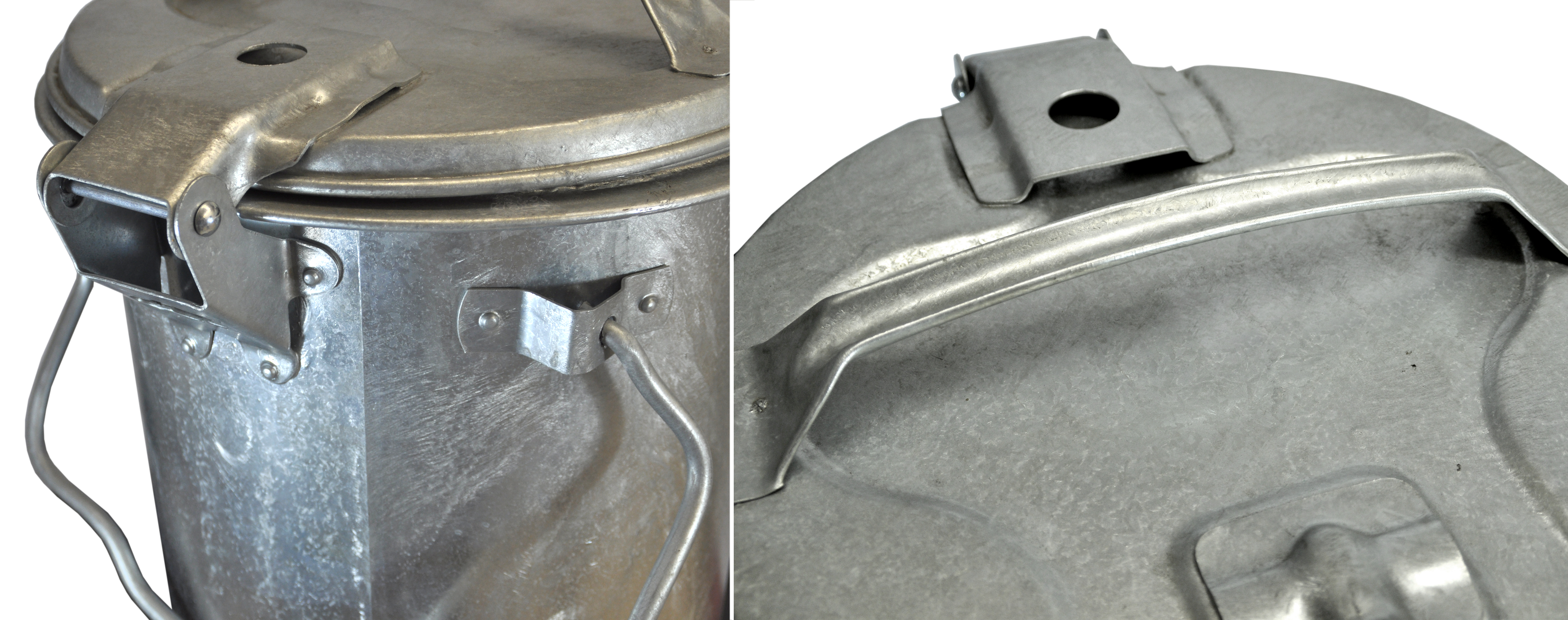 SME 35 Mülleimer Retrodesign Stahl