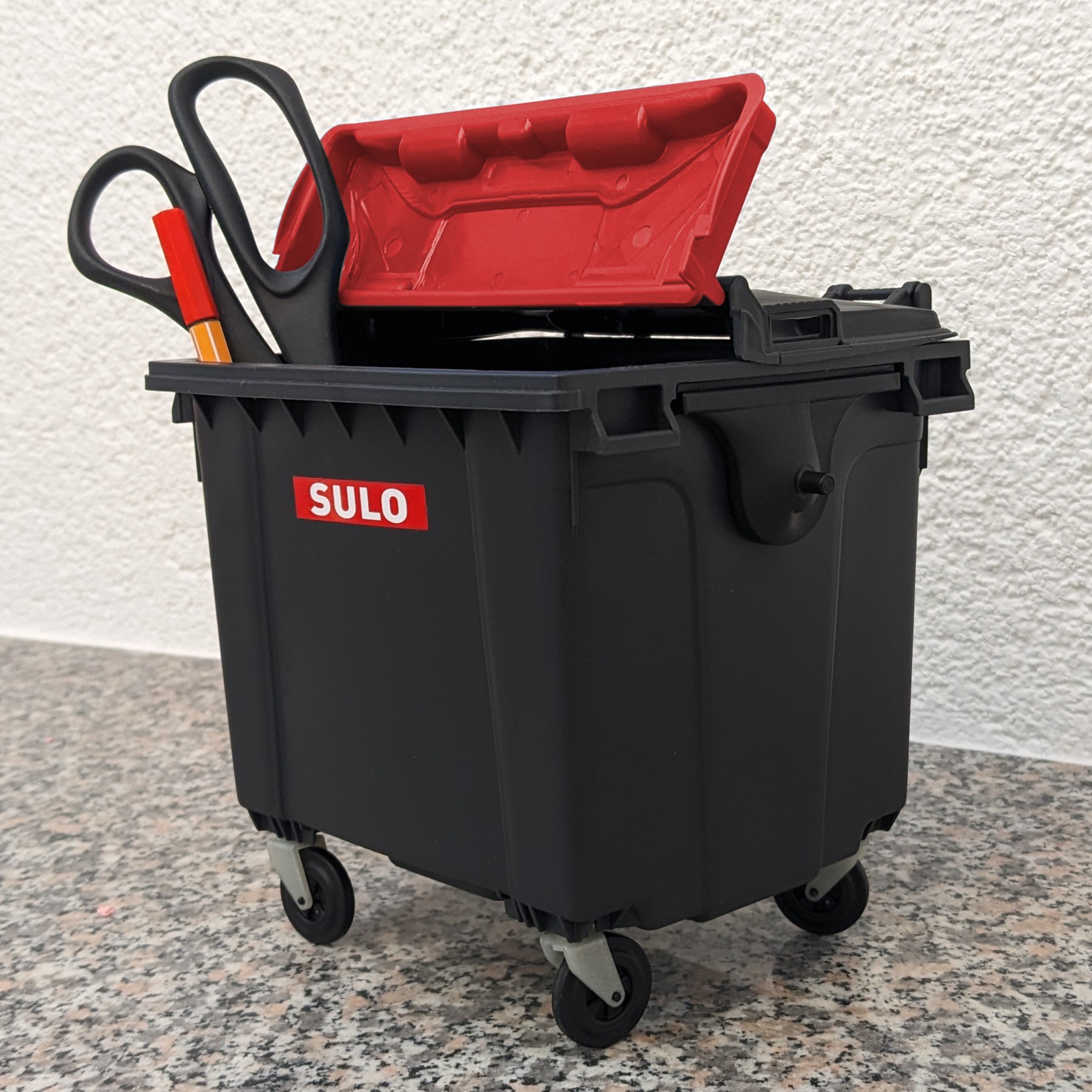 Mini Müllcontainer 1100 Liter Flachdeckel