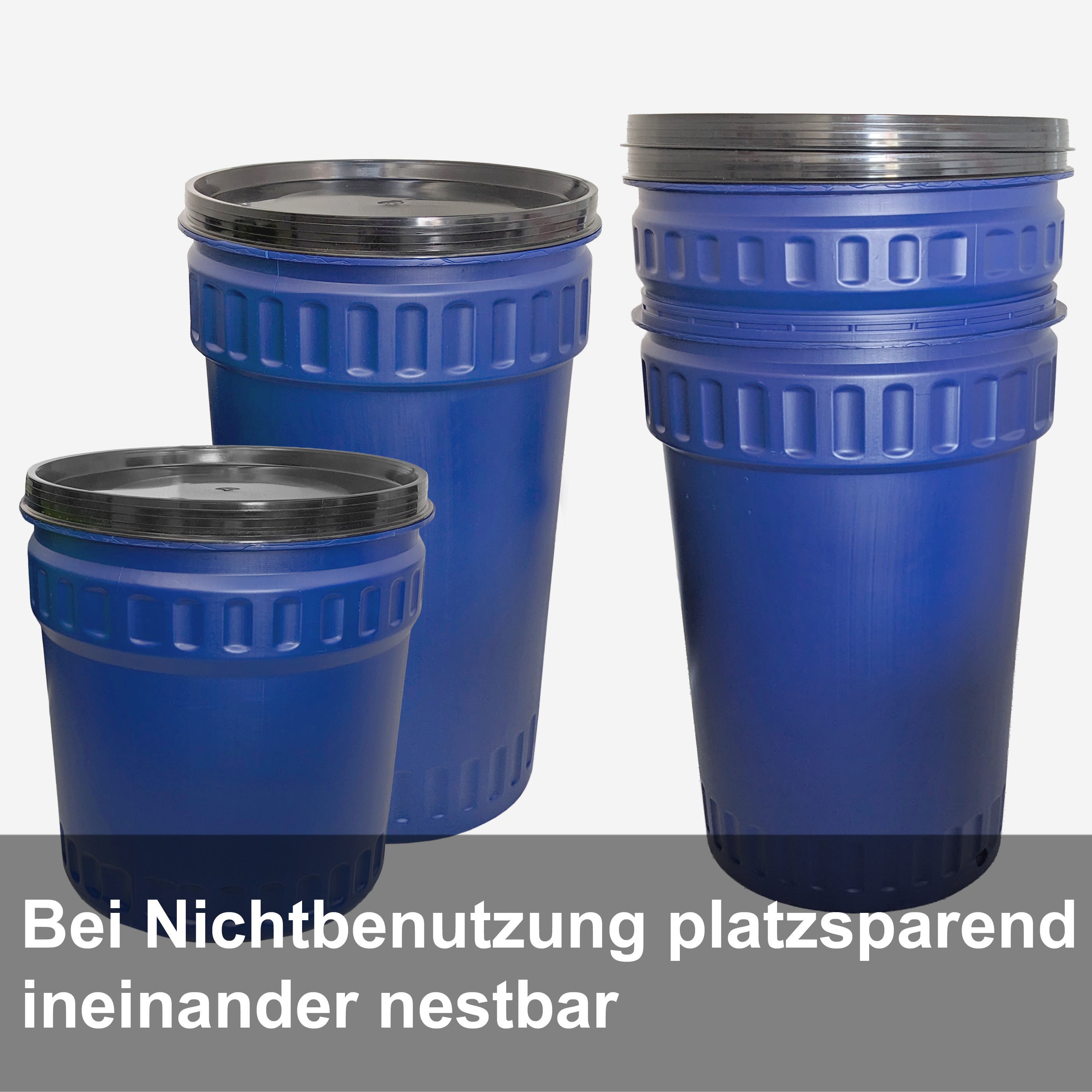 120 Liter Deckelfass konisch Made in EU